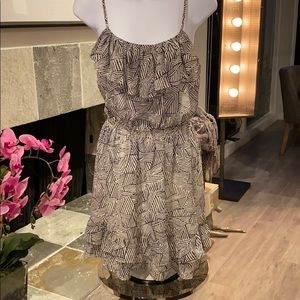 MODA INTERNATIONAL Black & White stripe dress